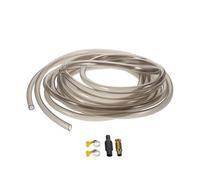 GALPADA Tuyau de Siphon Flexible en PVC 5 M avec Clip de Changement d'eau pour Aquarium - Kit Complet d'Aspirateur à Gravier pour Nettoyage Facile et Transfert d'eau Outil d'entretien