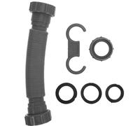 GALPADA Tuyau D'évacuation Flexible pour Salle de Bain et Évier en Plastique, Double Tête Extensible, Réglable et Résistant à L'usure, pour Installations Sanitaires