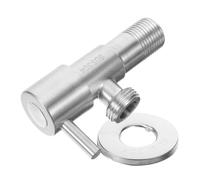 GALPADA Valve Arrêt Acier Inoxydable pour Évier de Cuisine Compact et Contrôle Précis Du Débit Eau pour Robinet Salle de Bains et Cuisine