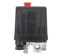 GALPADA Vanne de Régulation de Compresseur à Air Automatique en Plastique Noir, Pression Réglable 5-8kg, Installation Rapide, Style Européen pour Usage Industriel