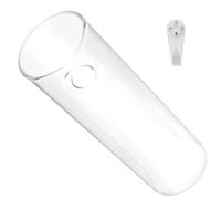 GALPADA Vase Mural Verre Transparent Suspendu pour Plantes Hydroponiques Jardinière Cylindrique Décorative pour Intérieur Balcon et Bureau Support Mural pour Fleurs et Terrarium