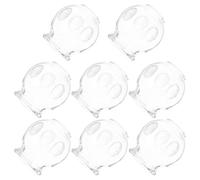 GALPADA Ventouses en Verre Épaisses Tasses à Ventouse Thérapeutiques Lot de 8 et Dégagement Clair des Méridiens pour Thérapie Feu pour Usage Domestique