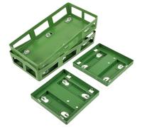 GALPADA Ventouses Plateau Fleurs Rectangulaire Quadrangulaire pour Fleurs de Mariage Lot de 4 en Plastique Vert sans Trace et Résistant la Déformation Déco Voiture Marié