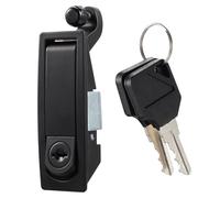 GALPADA Verrous à Compression en Alliage de Zinc avec Clés Lot de 2 sets de Pièces Serrure à Levier pour Portes d'Armoire Boîtes à Outils et Caisses en Bois Résistants aux Chocs