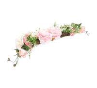 GALPADA Vignes de Roses en Plastique Rose Cristallisée pour Décoration Intérieure et Librairie, pour Arche de Mariage Fleurie et Décoration Élégante