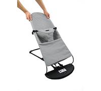 GalPat Baby Housse de hamac rembourrée compatible Babybjorn et GalPat Baby - Siège hamac pliable - Coton hypoallergénique 100 % naturel - Couleur grise