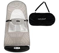 GalPat Baby - Housse de transat respirante compatible avec BabyBjorn et GalPat Baby - Siège pour transat de bébé respirant - Gris (housse + sac de transport)