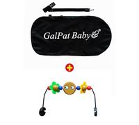 GalPat Baby Sac de transport compatible avec hamac Babybjorn et GalPat Baby + jouet pour hamac - Arc de jouet avec jeux pour hamac