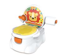 GalPat Baby Urinoir pour bébé 2 en 1 - Toilette pour enfants avec musique lorsque l'urine tombe - Comprend réducteur de WC - Porte-rouleaux de papier - Simulateur de chasse d'eau - Récipient amovible