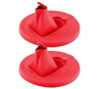 GalStore Lot de 2 couvercles de peinture avec bec verseur | Joint sécurisé avec buse intégrée | Versement facile et gratuit | Empêche les déversements et les gouttes | Accessoires de rangement