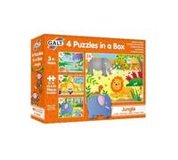 Galt Boîte de 4 puzzles 1005071 – Jungle multicolore