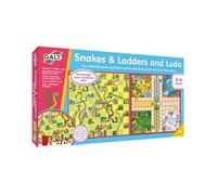 Galt - Jeu de l'échelle et des Petits Chevaux - Snakes & Ladders and Ludo - Langue : Anglais Multi G050528