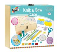 Galt Kit de tricot et de couture - Introduction amusante à la couture et au tricot pour enfants - Trousse de couture portable pour enfants - Kit d'activités pour filles et garçons à partir de 7 ans