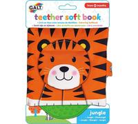 Galt Toys 1005110 Livre souple anneau de dentition - Jungle, Multicolore