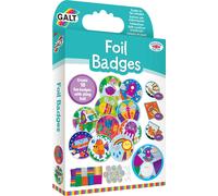 Galt Toys 1005332 Feuilles de film assorties, autocollants d'insignes, dos d'insignes, 10 épingles et instructions (peut ne pas être en français)