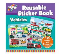 Galt Livre d'autocollants réutilisables Véhicules – À partir de 3 ans