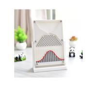 Galton Board Desk Toy Kit d'apprentissage des Probabilités Et des Statistiques pour l'enseignement en Laboratoire À L'école Physique(White)