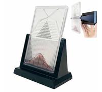 Galton Board Experiment Model, Visualiser la probabilité et la distribution normale.Grande démo de science de bureau pour les laboratoires de physique.Conception acrylique avec perles en acier.