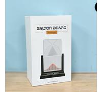Galton Board | Kit d'apprentissage STEM probabilité et statistiques pour salles de e physique | Aide pratique pour l'enseignement des mathématiques avec 2800 perles en acier | Ressource pour