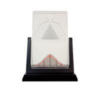 Galton Board Modèle de démonstration de probabilité mathématique avec courbe de cloche, outil d'enseignement de laboratoire de physique pour enseignant, étudiant, école, laboratoire