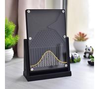 Galton Board Modèle d'expérience, distribution normale, démonstration statistique pour l'éducation des probabilités, 12 x 18 cm