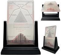 Galton Board, Outil Pédagogique De Laboratoire De Physique, Modèle De Démonstration De Probabilité Avec Courbe En Cloche, Outil D'expérimentation De Droit Statistique Efficace