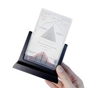 Galton Board Probability Demonstration Model - Outil expérimental efficace pour les lois statistiques, décoration de bureau scientifique