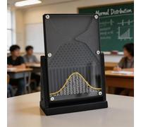 Galton Planche, modèle mathématique de la planche Dalton, distribution normale, modèle de démonstration de probabilité, outil éducatif pour expériences physiques avec courbe de cloche pour pédagogues