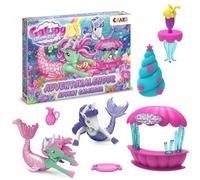 GALUPY MERMAID Calendrier de l'Avent Fille avec Licorne Jouet, Calendrier de l'Avent Enfant avec Figurines Licorne à nageoire de Sirène