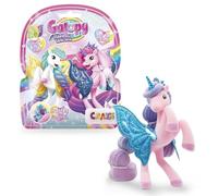 GALUPY Rainbow Unicorn - Figurine Licorne à Collectionner, Jouet Licorne avec Cristal Swaroski et Ailes Scintillantes - Idée Cadeau Licorne Fille & Garcons