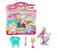 GALUPY Unicorn Music Set - Mini Set de Jeu avec Jouet Licorne , Piano et Accessoires - Figurine Licorne à Collectionner - Idée Cadeau Licorne Fille & Garcons