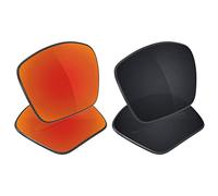 Galvanic Verres de rechange pour lunettes de soleil Costa Del Mar Bloke - Rubis + Noir polarisé - Combo Pack