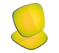 Galvanic Verres de rechange pour lunettes de soleil Oakley Holbrook XXL OO9487 61 mm - Miroir doré classique