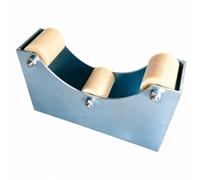 Galvanisé Roue Poulie à Rouleau avec Support Renforcé et Nylon pour Mouvement et Alignement Précis pour Installation Fixe en Atelier