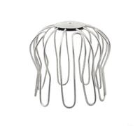 Galvanized Gutter Strainer 60-70mm Leaf Guard Roof Drain Cover 75-85mm Galvanized Wire Mesh Balcony Floor Drain Strainer 90-100mm pour Silver Rain Pipe Cap 110-120mm Debris Filter Easy (75-85mm)