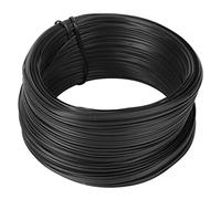 Galvanized Iron Wire Ties | 0.55mm Black Hand - Made Grape Branch Ties | DIY Craft & Gardening Wire/Cable Management/Plant Support | 100 Meter Roll