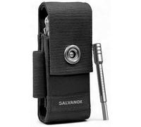 GALVANOX Étui Ceinture Nylon Compatible Leatherman - Holster Moyen avec Extension de Bits, Compatible Wave, Wave Plus, Arc et Skeletool (11,4 cm)