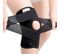 Galvaran Genouillère avec stabilisateurs latéraux pour douleurs méniscales, douleurs au genou, LCA, MCL, arthrite, rétablissement, genouillère respirante et réglable pour homme et femme