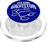 Galveston Island Texas Souvenir, Sea Turtle, Aquatic Beaches PopSockets PopGrip pour MagSafe