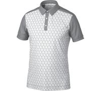 Galvin Green Mio Mens Breathable Short Sleeve Shirt Cool Grey/Sharkskin XL Chemise polo