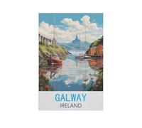 Galway Ireland，Wood Jigsaw Puzzle 1000 Pieces Adult Toys Decompression Game（38x52cm）-FN98