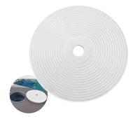 Galyon - Couvercle circulaire pour skimmer de piscine - Couleur blanc - 21,4 x 18,6 x 2 cm - Accessoires pour piscine - Universel - Couverture supérieure de skimmer