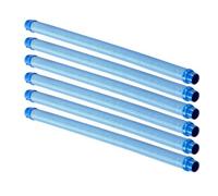 GALYON - Lot de 6 Tuyaux Piscine Sections Compatibles avec Zodiac T3, T5 Duo et MX - 6 x 1 m - Pour Nettoyeur de Piscine Hydraulique - Bleu