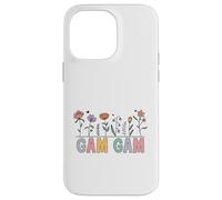Gam Gam Floral Grandma Wildflower Pastel Texte Design Coque pour iPhone 14 Pro Max