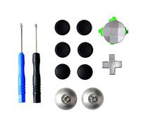 Gam3Gear 11 en 1 Alliage métallique analogique Thumbstick D-Pad directionnel Bouton Set pour Xbox Controller One Elite avec Open Outil