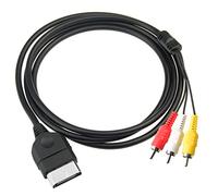 Gam3Gear - Câble composite audio vidéo AV de 1,8 mètre pour Microsoft XBox Gen 1 classique original