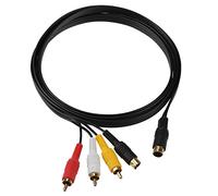 Gam3Gear S-AV S-Vidéo AV RCA Audio Vidéo Composite TV câble adaptateur pour Sega Saturn