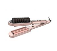 Gama GI1901 Microglitt Waver Brush Keration Fer à Lisser pour Cheveux 2 IN 1