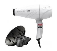 GA.MA Italy Professional, Pluma 5500 Oxy-Active, sèche-cheveux professionnel avec moteur CA italien de 2400 W, technologies System C et Oxy-Active pour des cheveux brillants et sans frisottis, noir