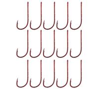 Gamakatsu Hameçons LS-5213 rouge - Hameçons à vers - Taille/Contenu : taille 6 - 15 pièces